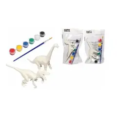GENERICO - Dinosaurios Para Pintar A Tu Gusto 15cm Aprox Pinturas