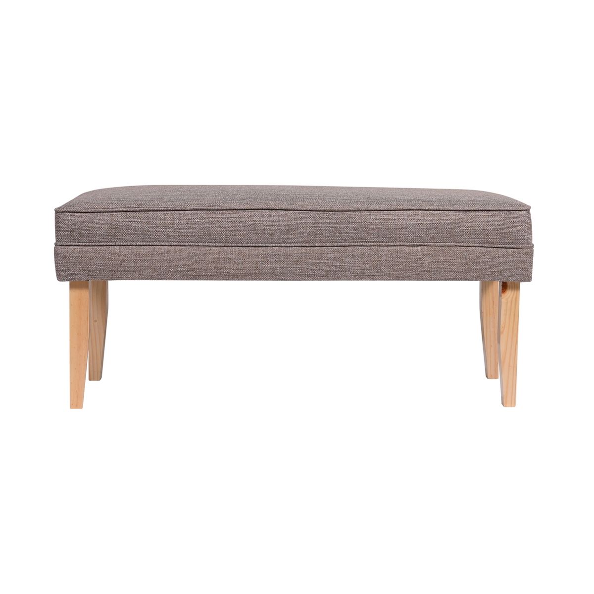 GENERICO - Banqueta Style Gris Beige Omega 100x40x40 cm Máxima Design