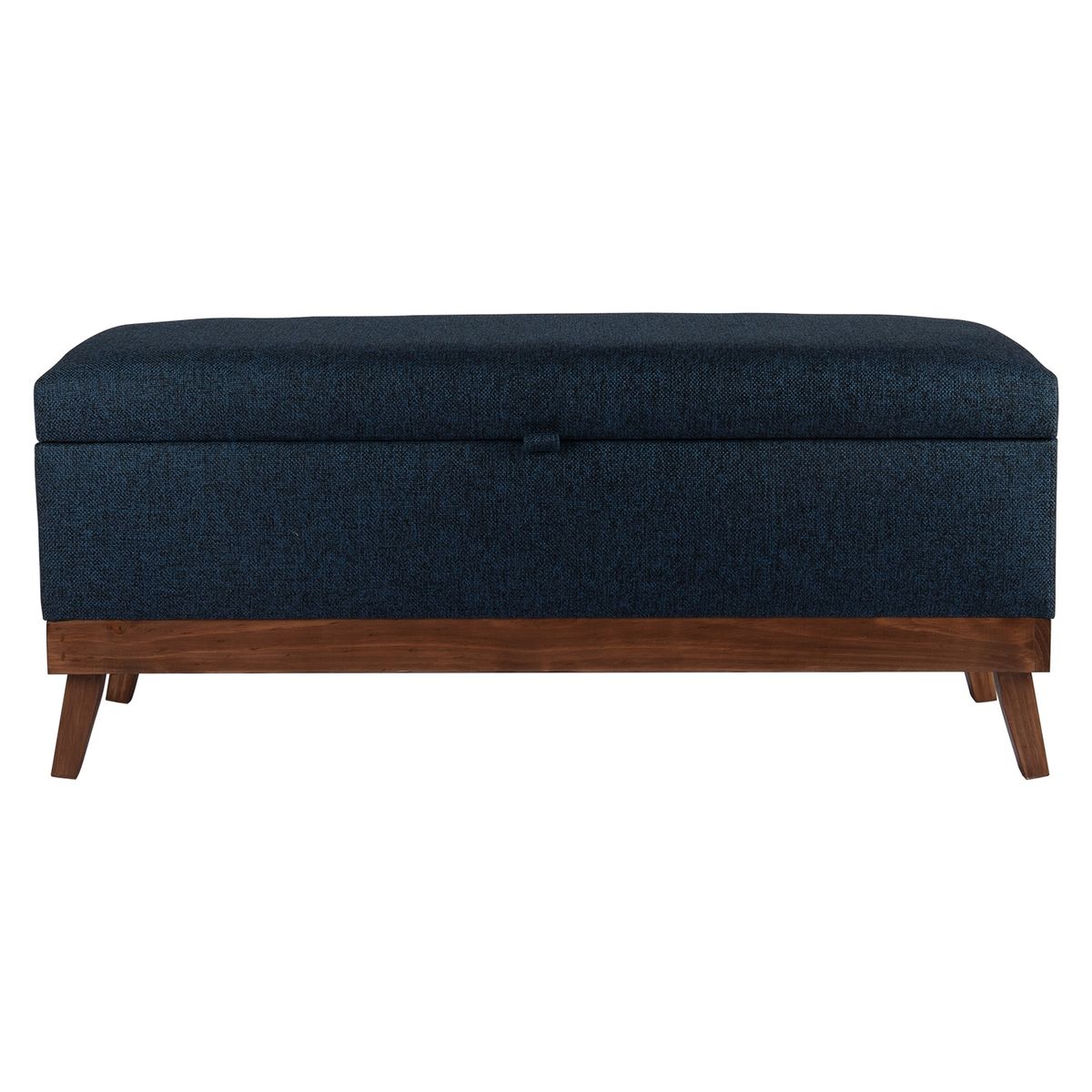 GENERICO - Banqueta con Baúl Incy Azul Omega 120x40x50 cm Máxima Design