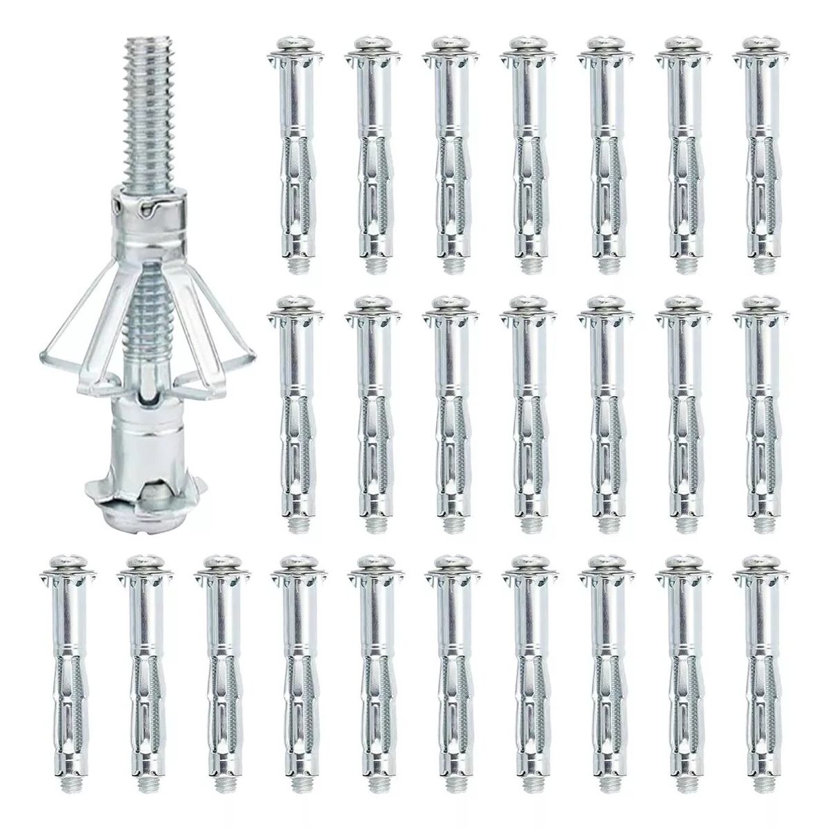 KUANGYE - Anclaje Para Pared Hueca Volcanita 8 Mm (4x47mm) 25 Unids