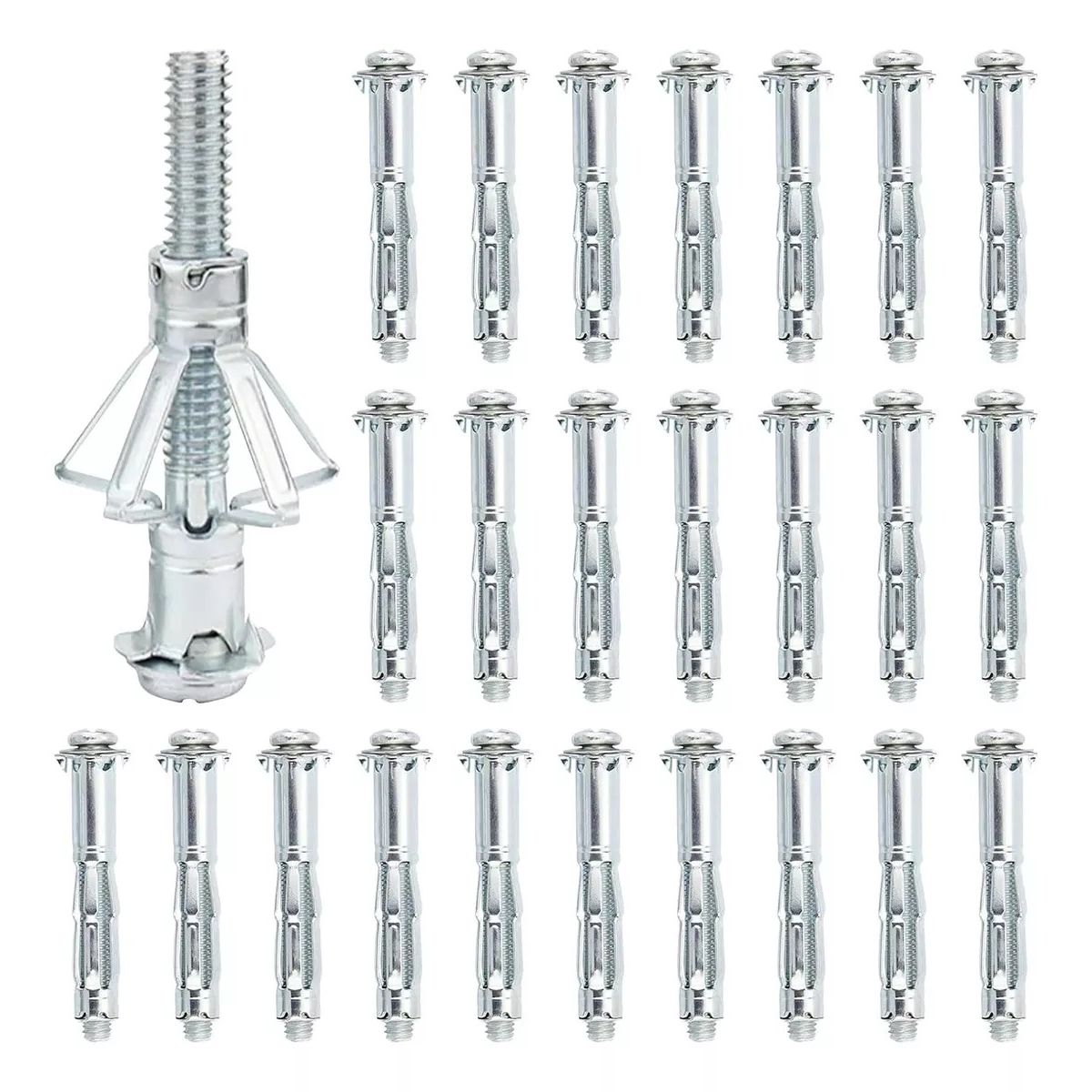 KUANGYE - Anclaje Para Pared Hueca Volcanita 8 Mm (4x47mm) 25 Unids