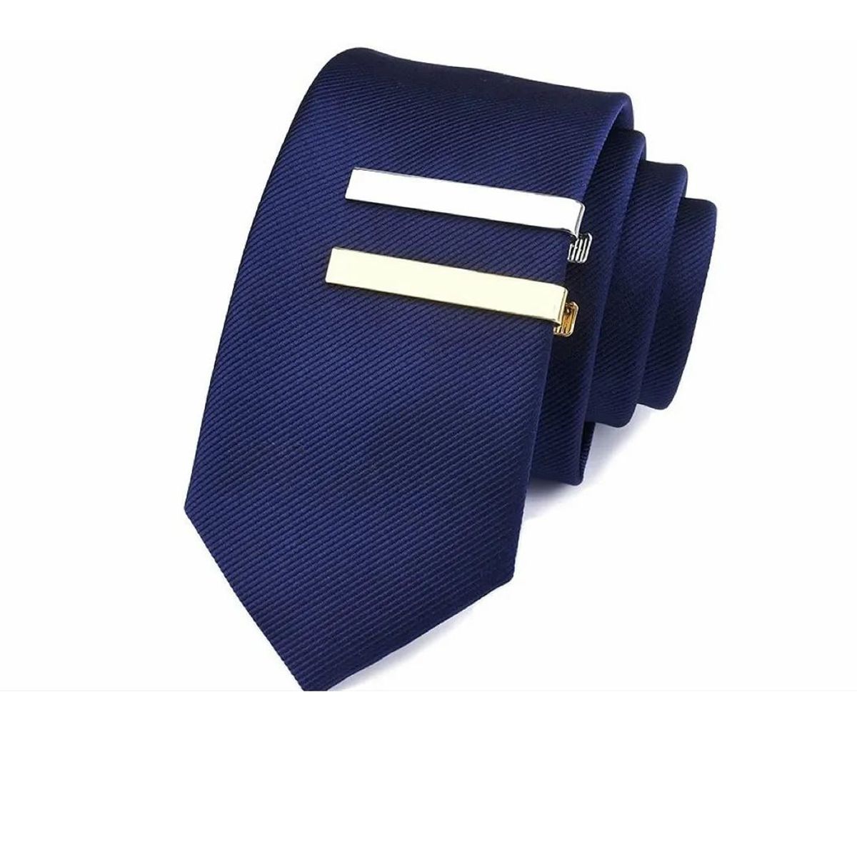 KUANGYE - Pasador De Corbata De Metal Con Clip De Resorte 3 Pcs