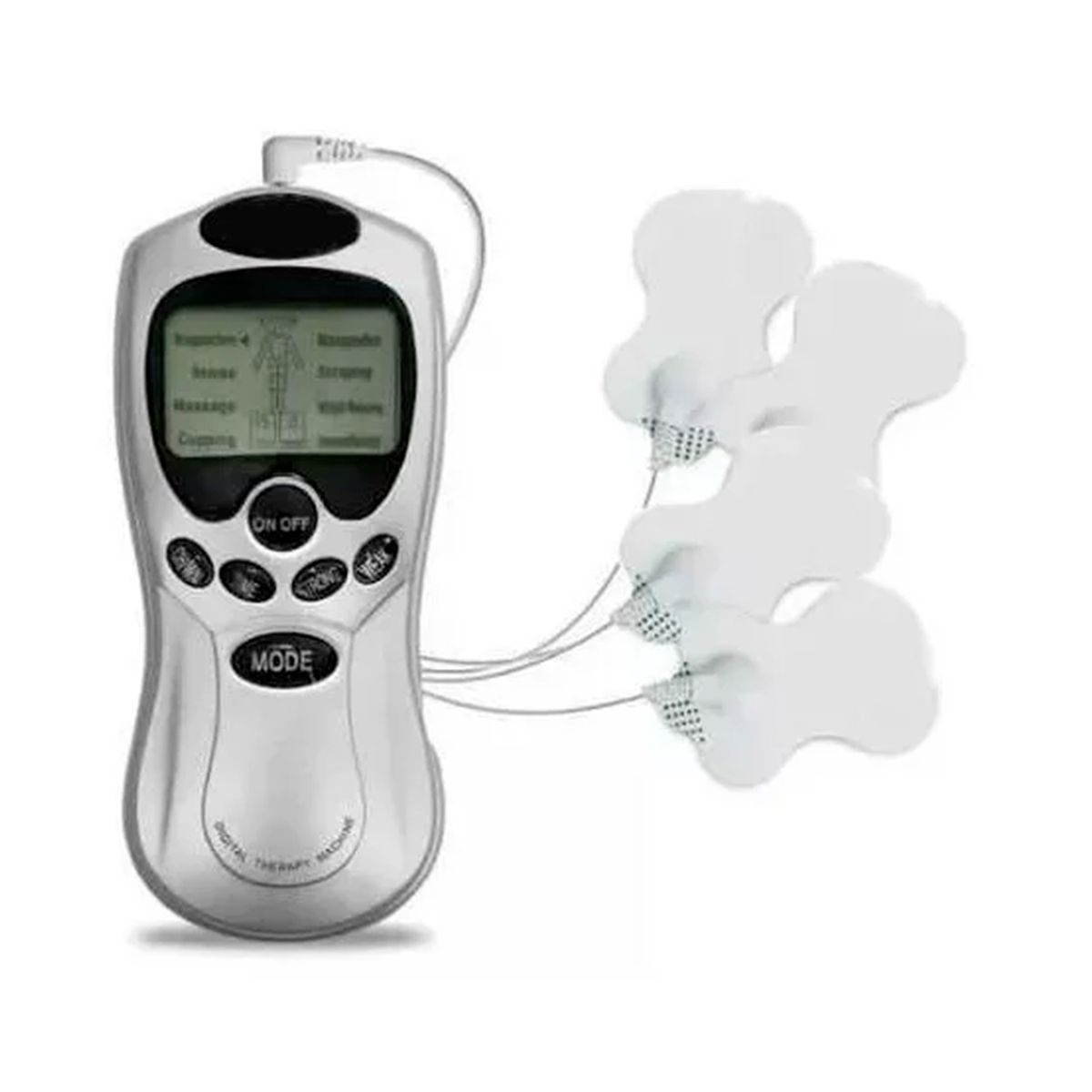 GENERICO - Electrofísico Electroestimulador Tens De 4 Parches