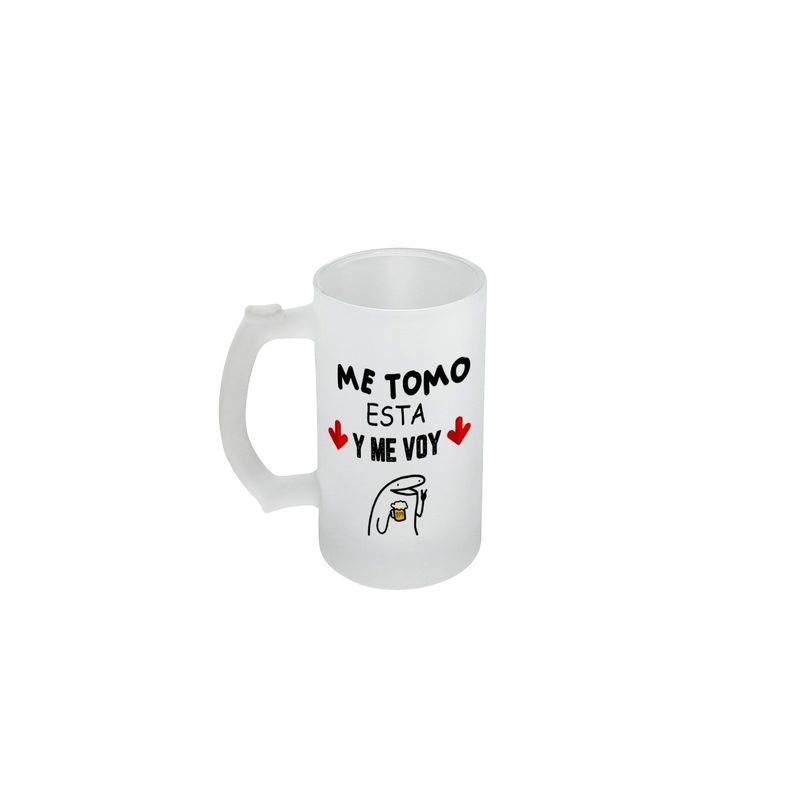 GENERICO - Vaso shopero para cerveza CHOP38 frase divertida