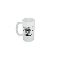 GENERICO - Vaso shopero para cerveza CHOP37 frase divertida
