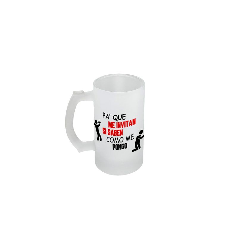 GENERICO - Vaso shopero para cerveza CHOP36 frase divertida