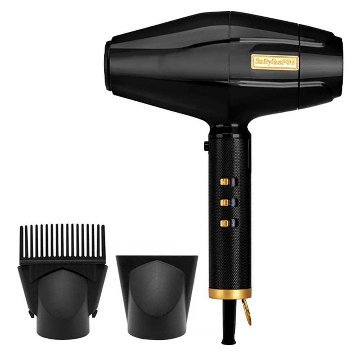 BABYLISS PRO - Secador de pelo Babyliss Pro Black FX barberia 2000w Italia