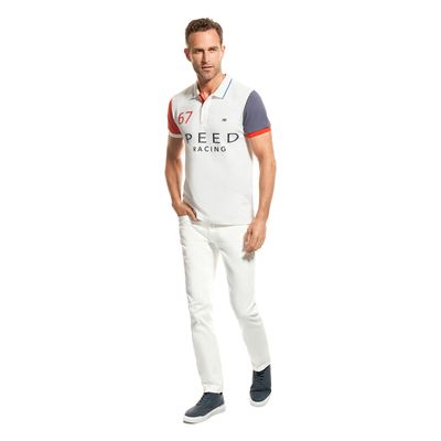 Imagen 2 del producto Polera Polo Quique Blanco New Man_.