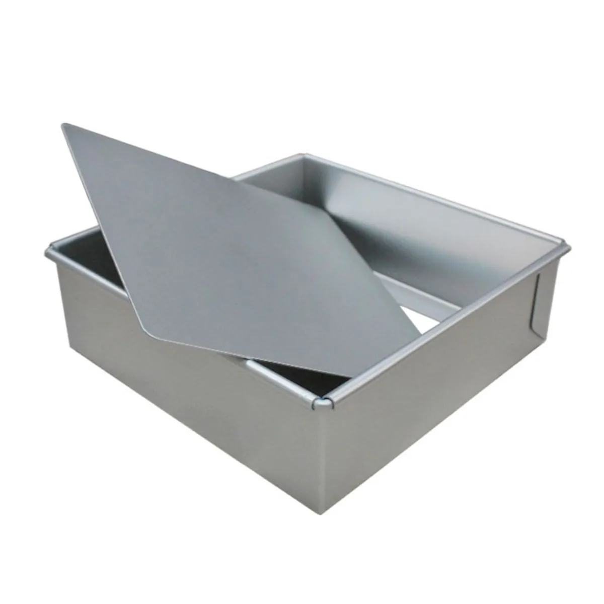IMAHE - MOLDE ALUMINIO CUADRADO 23 CM BASE DESMONTABLE IMAHE