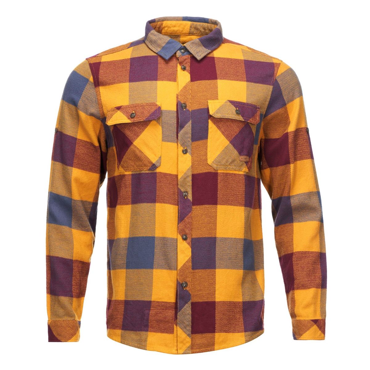 LIPPI - Camisa Hombre Lumberjack Shirt Mostaza Lippi