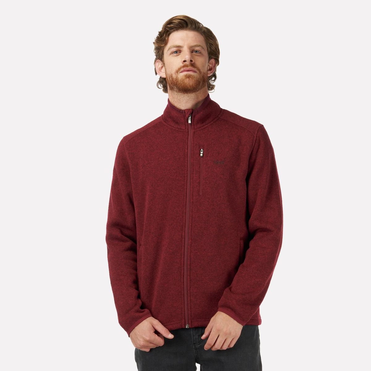 LIPPI - Chaqueta Hombre Coronado Therm-Pro Jacket Melange Vino Lippi