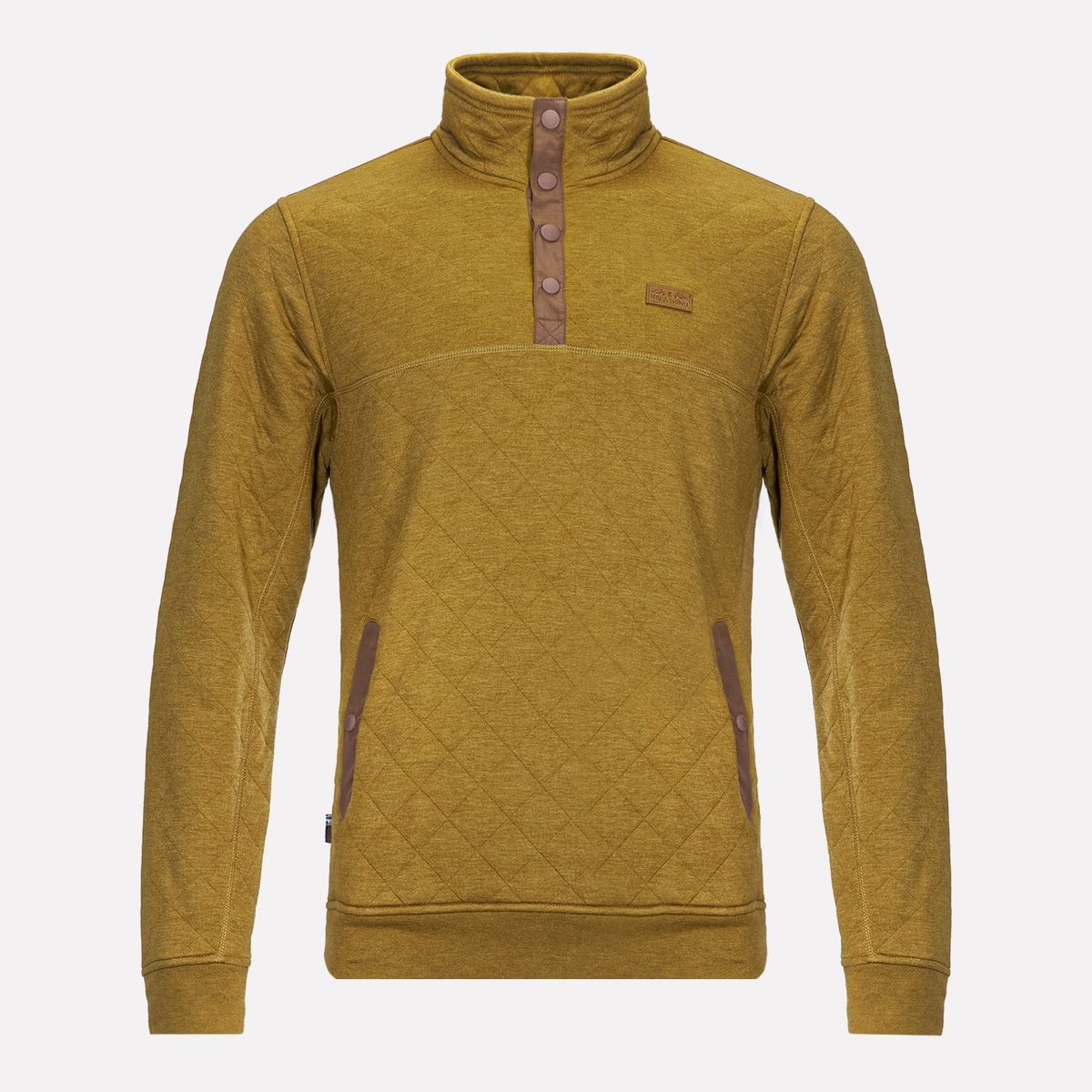 HAKA HONU - Poleron Hombre Tokerau insulado Mostaza Haka Honu