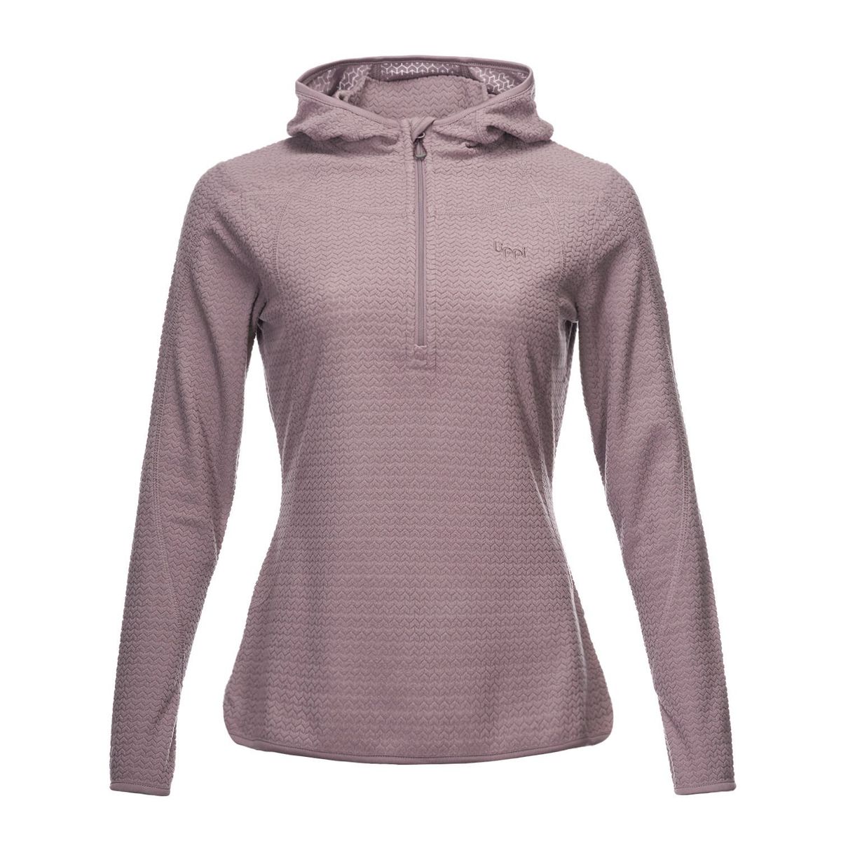LIPPI - Poleron Mujer Jacaranda Nano-F 14 Zip Hoody Lila Lippi
