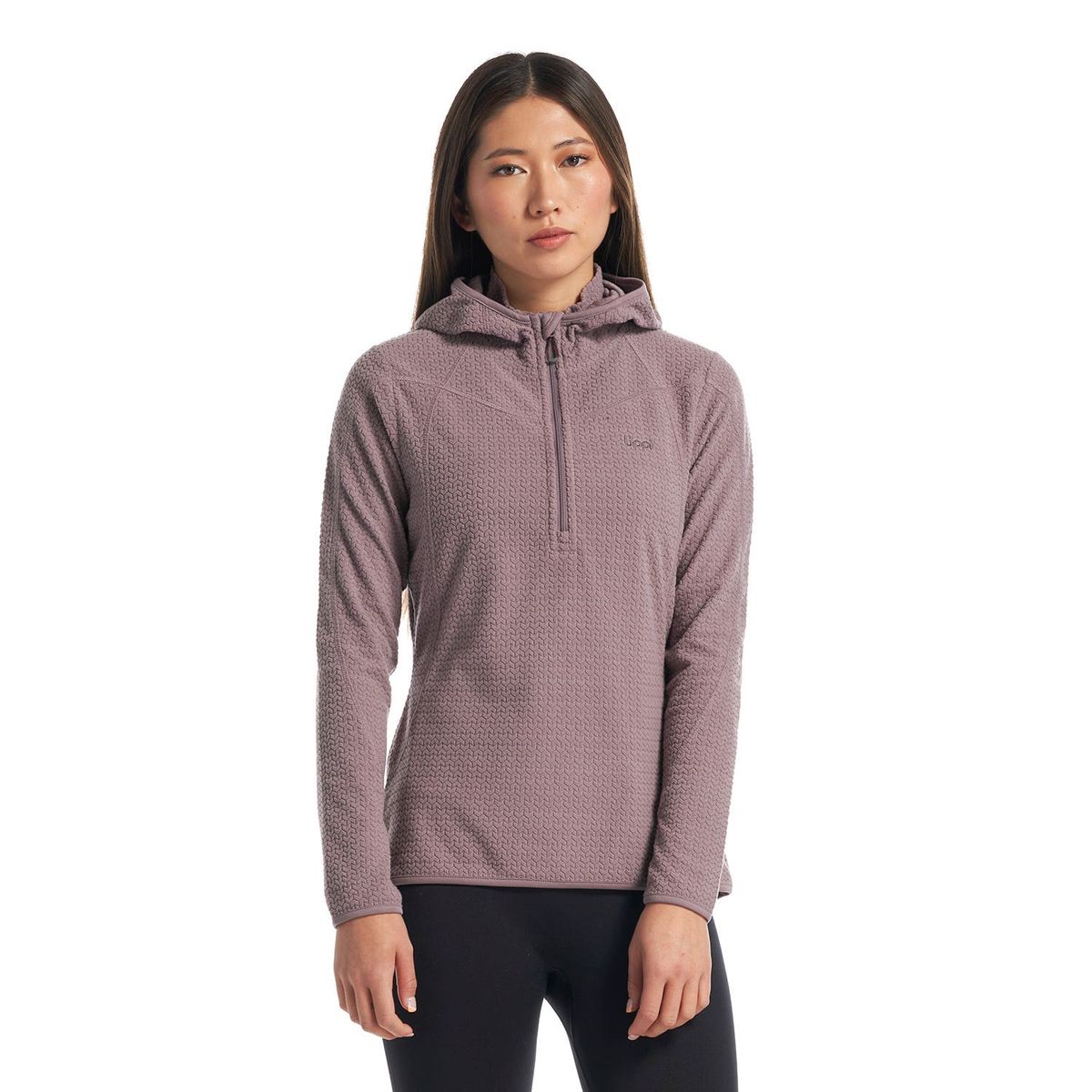 LIPPI - Poleron Mujer Jacaranda Nano-F 14 Zip Hoody Lila Lippi