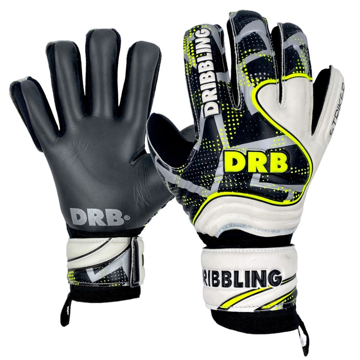 DRB - Guantes Arquero Portero Con Ferulas DRB Striker Latex Aleman