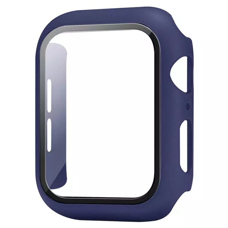 GENERICO - Protector 360 Para Apple Watch 42mm con vidrio templado Azul