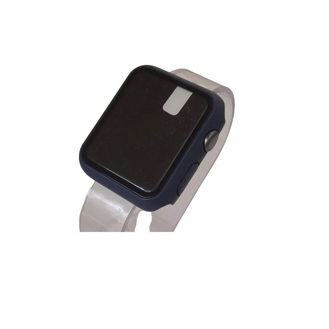 GENERICO - Protector 360 Para Apple Watch 42mm con vidrio templado Azul
