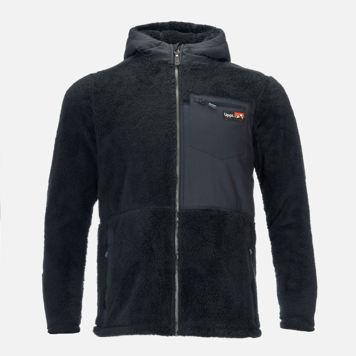 LIPPI - Chaqueta Teen Boy Bear Shaggy-Pro Hoody Jacket Verde Grisaceo Lippi