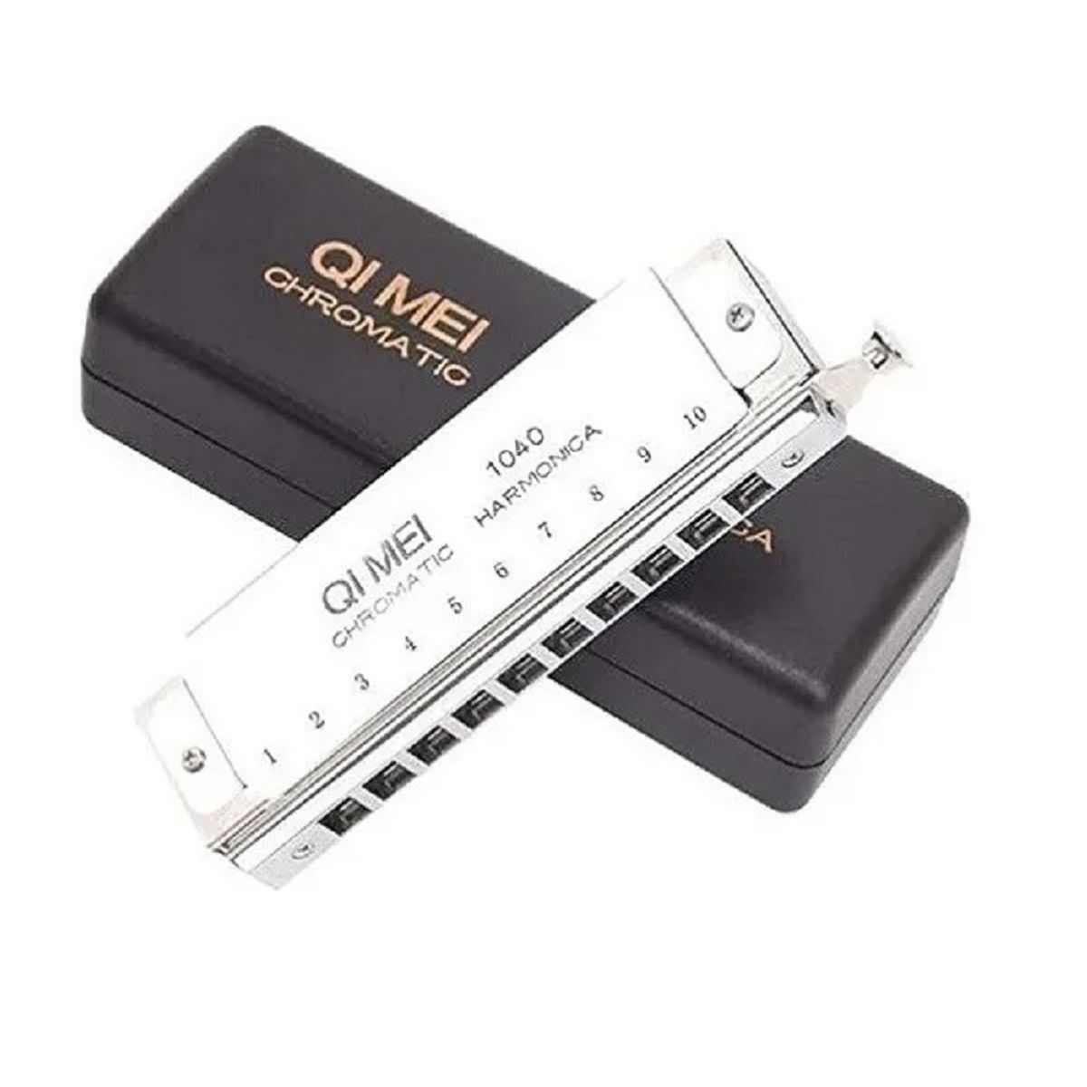GENERICO - Armónica Qi Mei Plateado 1040.