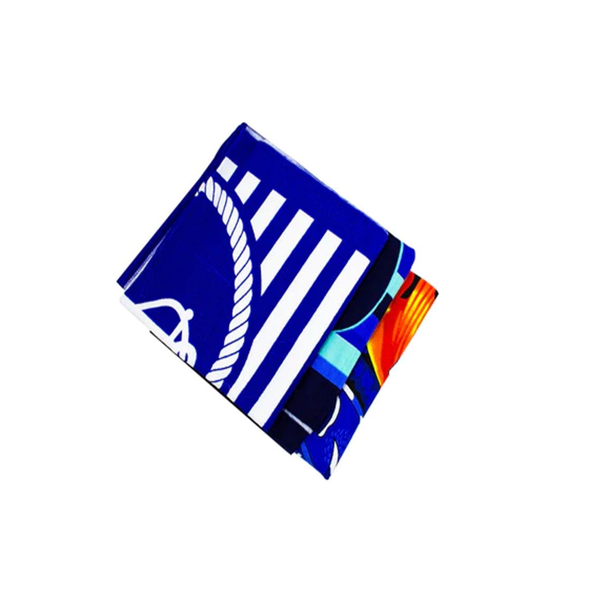 EVERSO - Pack 3 Toalla Rectángular Playa Baño Con Diseños Colores Niño