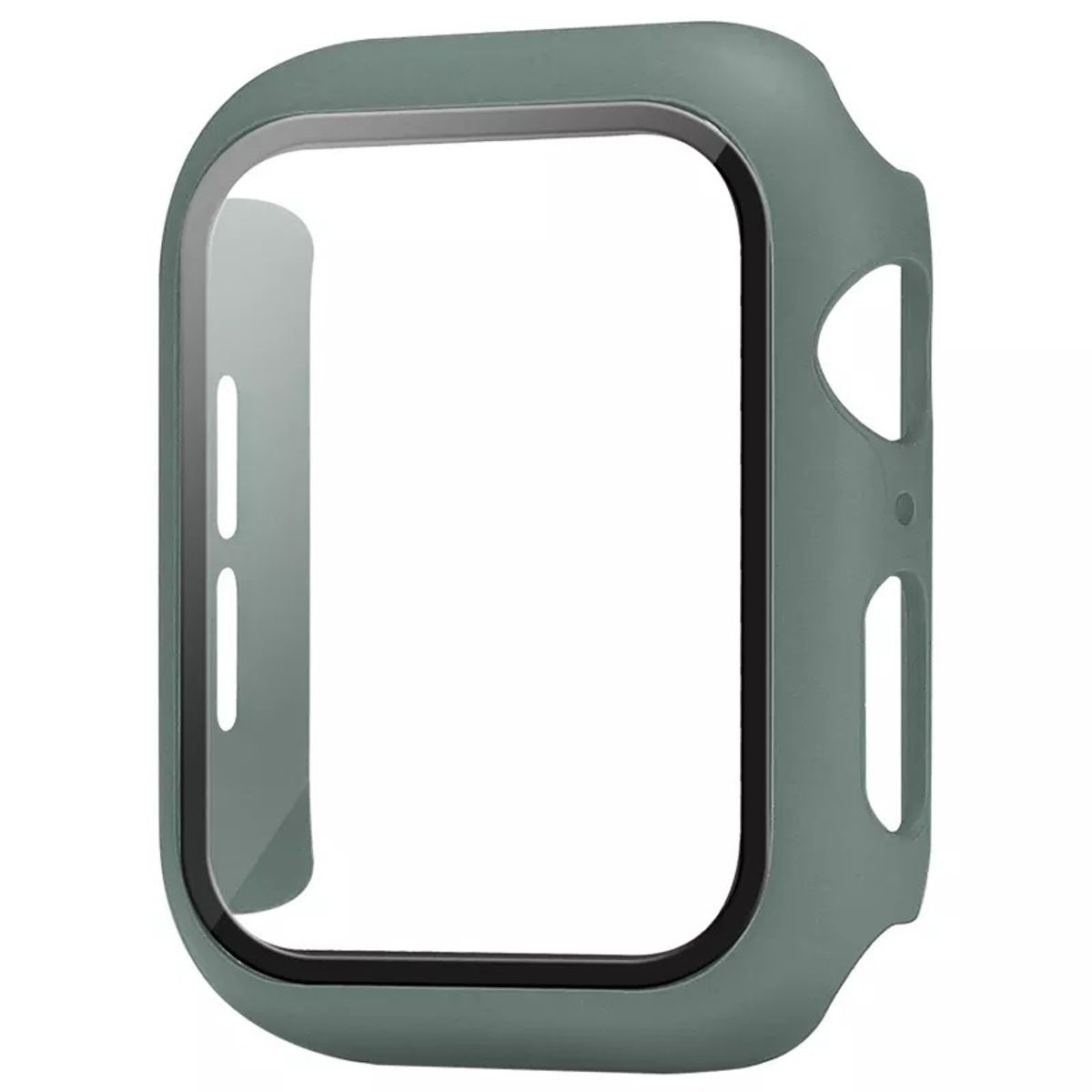 GENERICO - Protector 360 Para Apple Watch 44mm con vidrio templado Verde Pino