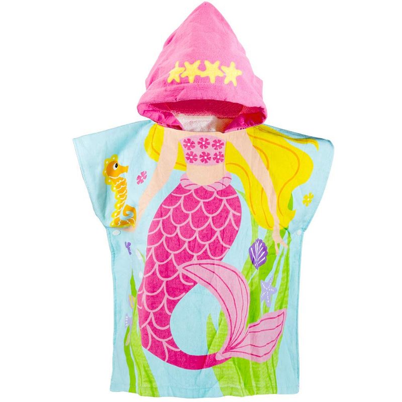 EVERSO - Pack 6 Toalla De Baño Playa Nadar Capucha Niños Diseños