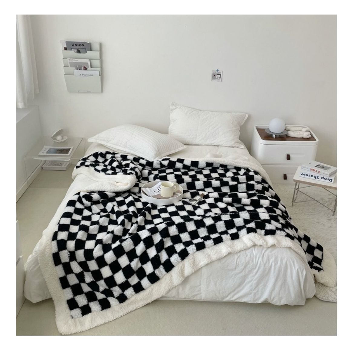 HOMER DESIGN - Frazada Manta Sherpa Polar Termica  2 Plazas 200*230cm hmmt8