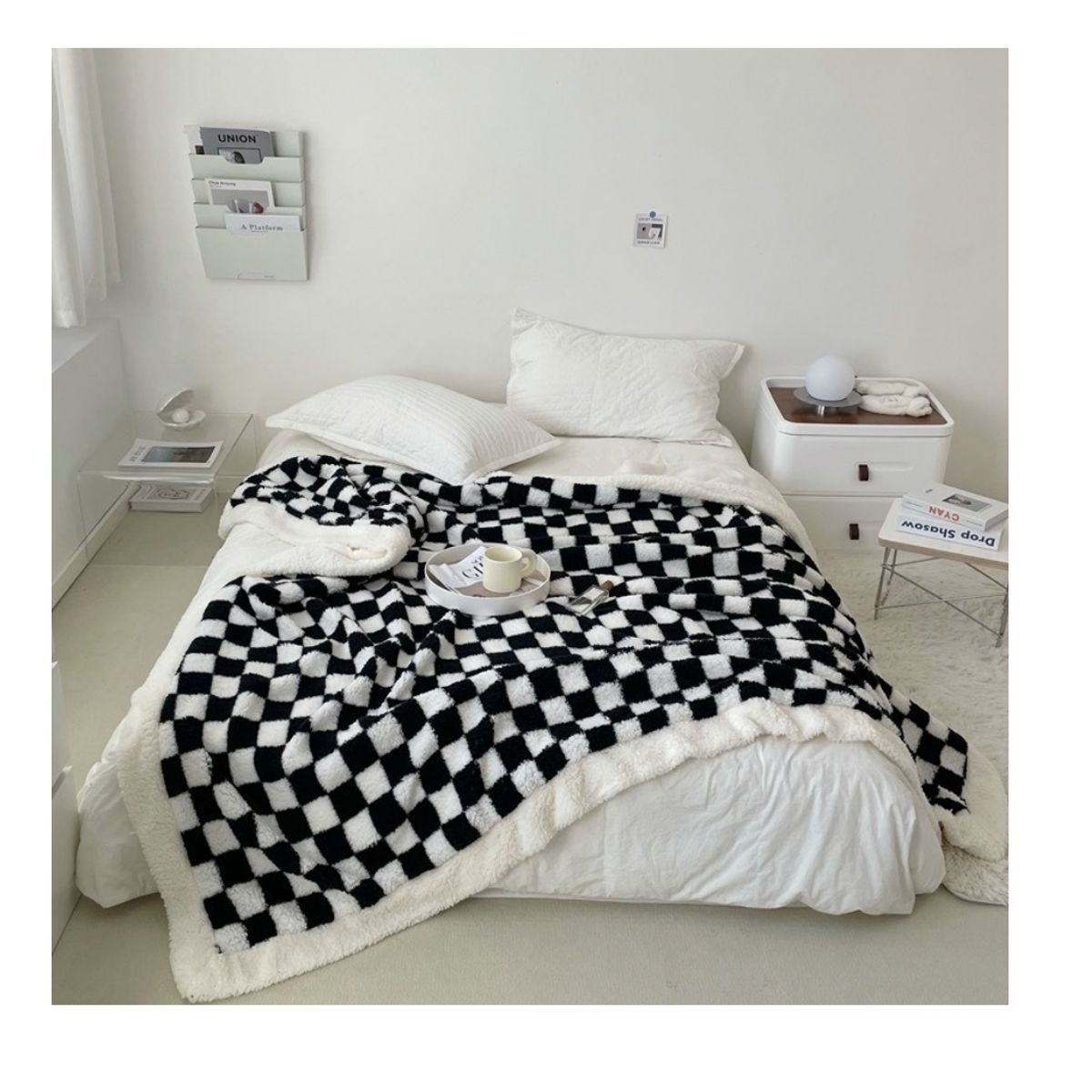 HOMER DESIGN - Frazada Manta Sherpa Polar Termica  2 Plazas 200*230cm hmmt8