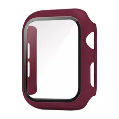 GENERICO - Protector 360 Para Apple Watch 44mm con vidrio templado Burdeo