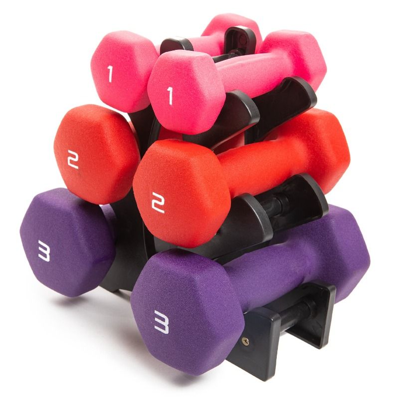TEN SERIES - Set Mancuerna Neoprene 12 kg Ten Series