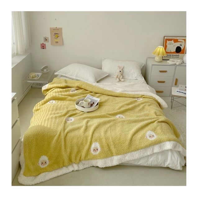 HOMER DESIGN - Frazada Manta Sherpa Polar Termica  2 Plazas 200*230cm hmmt7