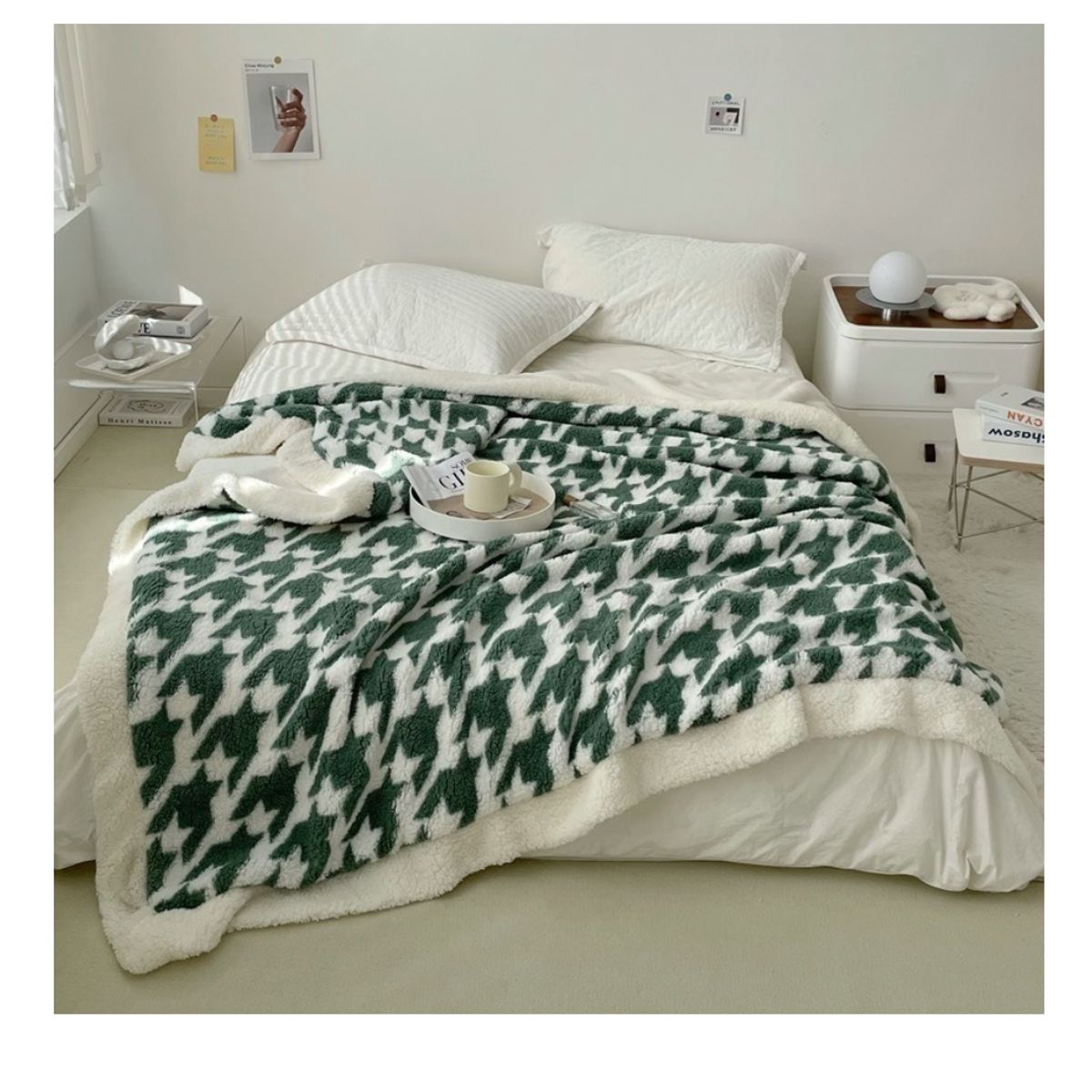 HOMER DESIGN - Frazada Manta Sherpa Polar Termica  2 Plazas 200*230cm hmmt15