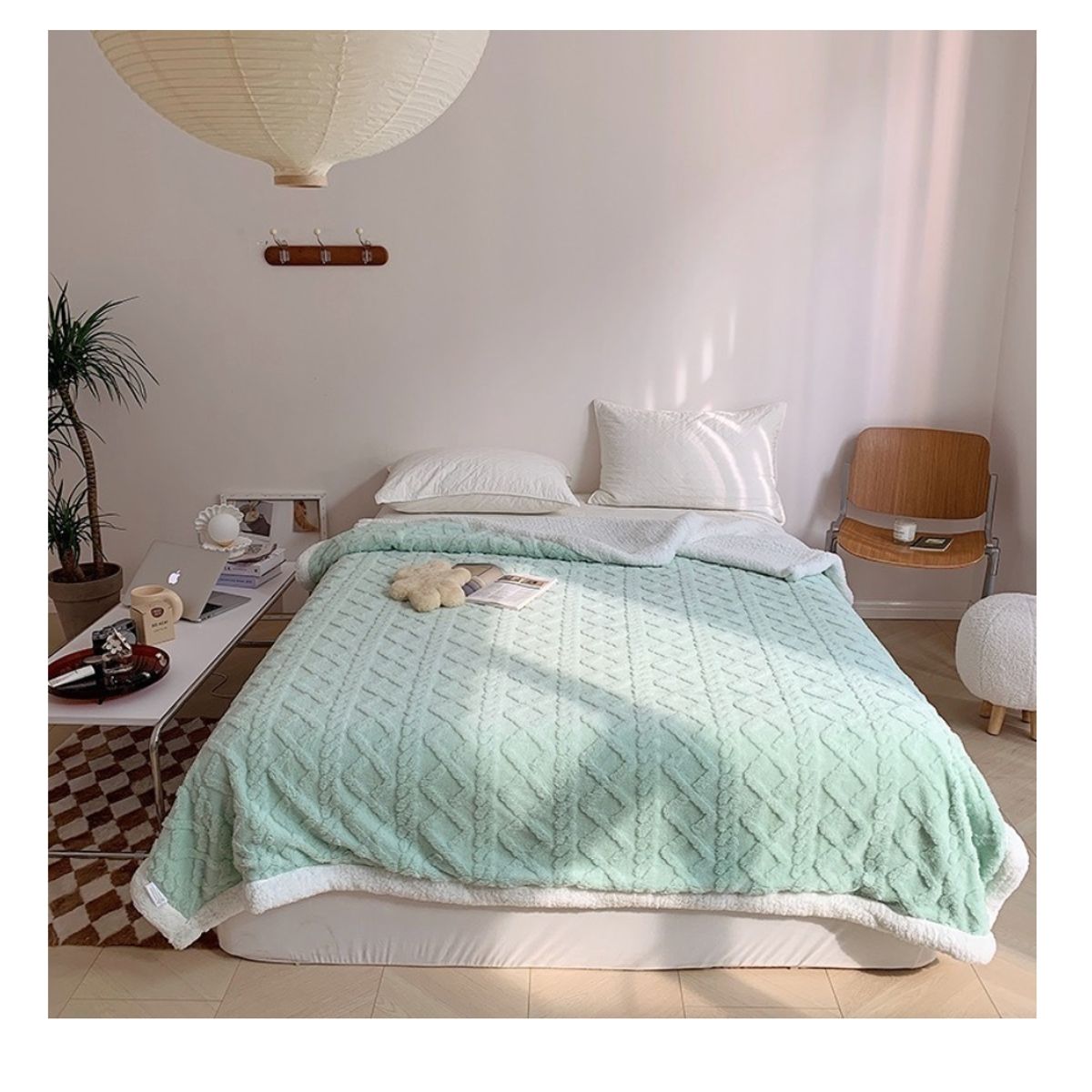 HOMER DESIGN - Frazada Manta Sherpa Polar Termica 2 Plazas 200*230cm hmmt20