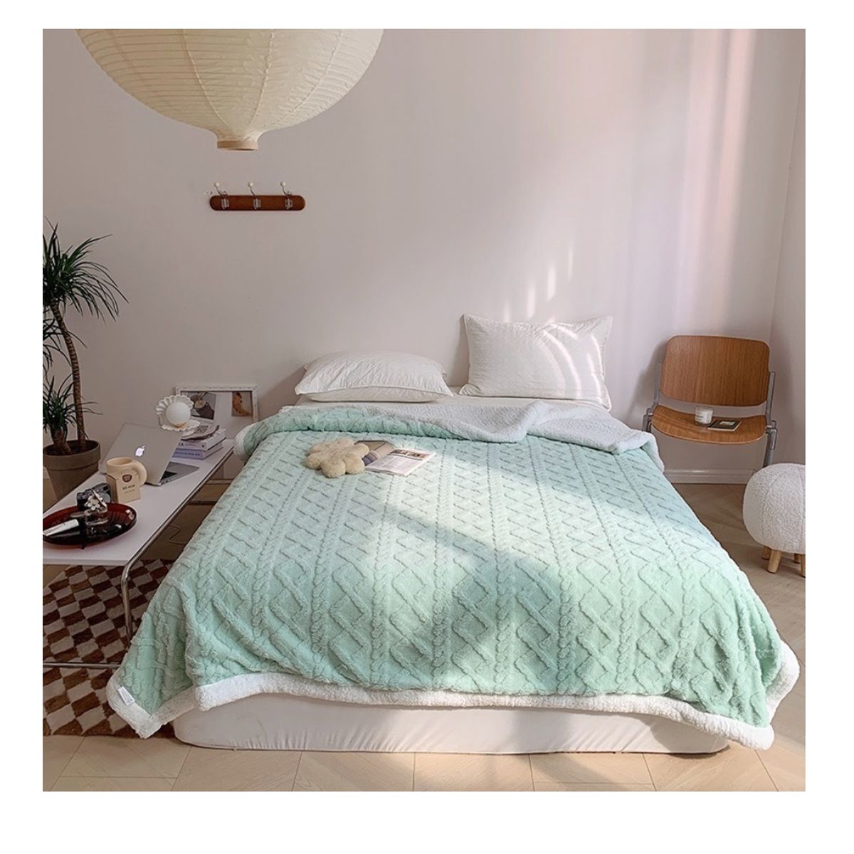 HOMER DESIGN - Frazada Manta Sherpa Polar Termica 2 Plazas 200*230cm hmmt20