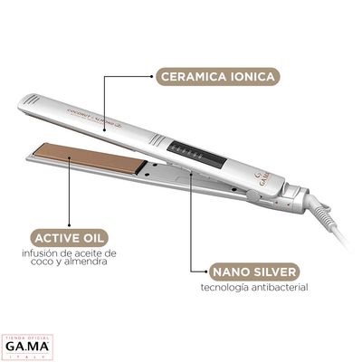 Imagen 2 del producto Alisadora Elegance Led Coconut Almond Essential Oil