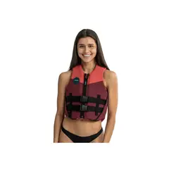 JOBE - Chaleco Salvavidas Neopreno Mujer Rojo