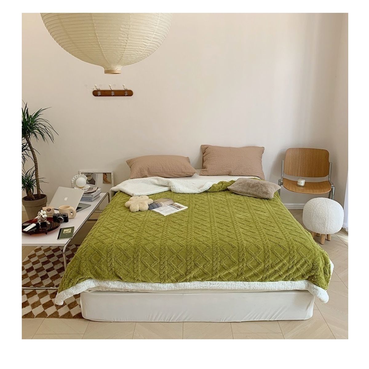 HOMER DESIGN - Frazada Manta Sherpa Polar Termica 1.5 Plaza 150*200cm Hmmt22