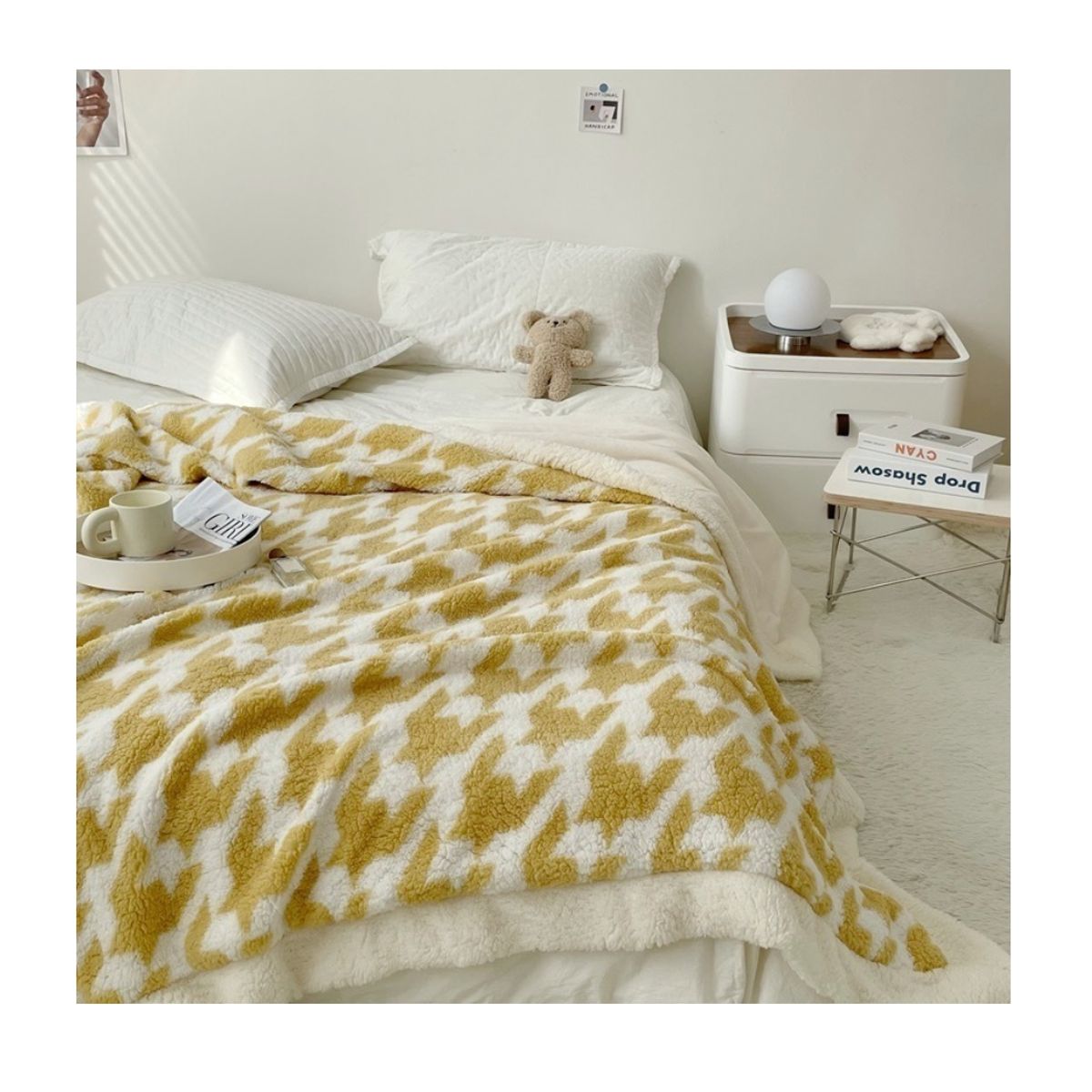 HOMER DESIGN - Frazada Manta Sherpa Polar Termica 1.5 Plaza 150*200cm Hmmt14