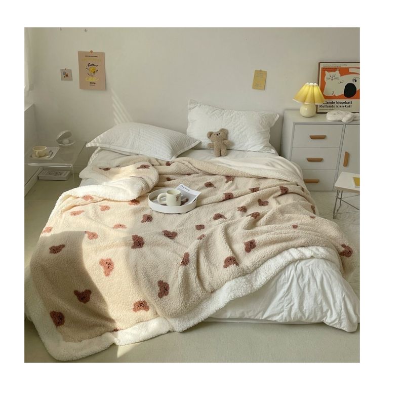 HOMER DESIGN - Frazada Manta Sherpa Polar Termica 1.5 Plaza 150*200cm Hmmt5