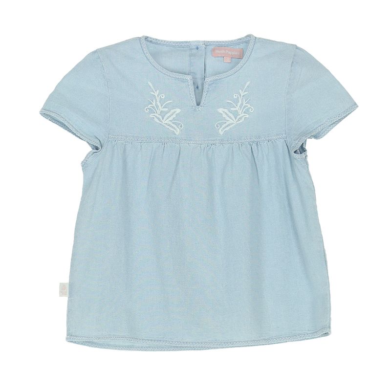 HUSH PUPPIES - Blusa Niña Tulum Denim HUSH PUPPIES