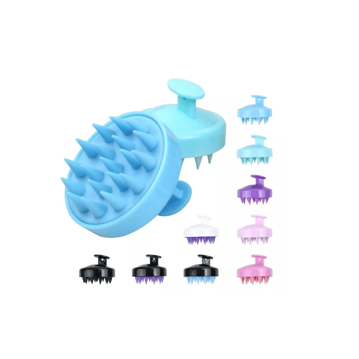 GENERICO - Cepillo De Masaje Capilar Limpiador Cepillo