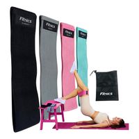 Bandas Resistencia Elasticas Tela Ejercicio Set X 4