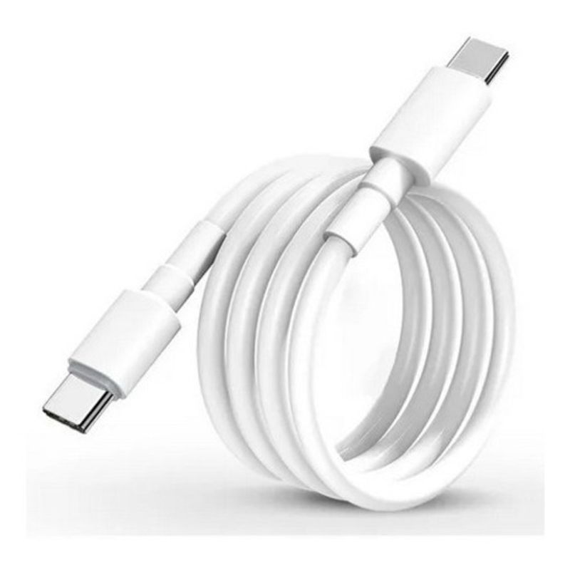 GENERICO - Cable Usb Tipo C A Tipo C Doble Entrada Carga Y Datos 2 Metros