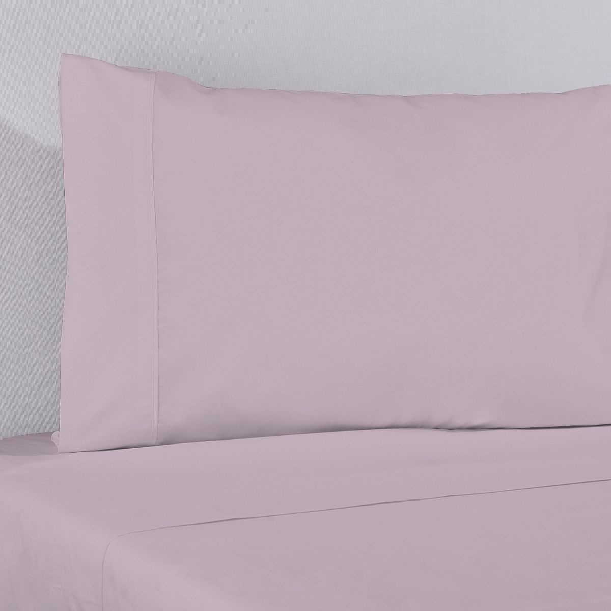 NINA HERRERA - Sábana Básica Lisa Malva 220 Hilos Super King