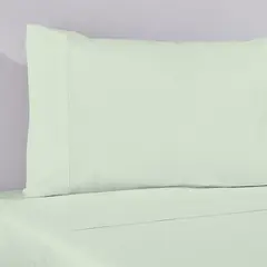 NINA HERRERA - Sábana Básica Lisa Menta 220 Hilos Super King