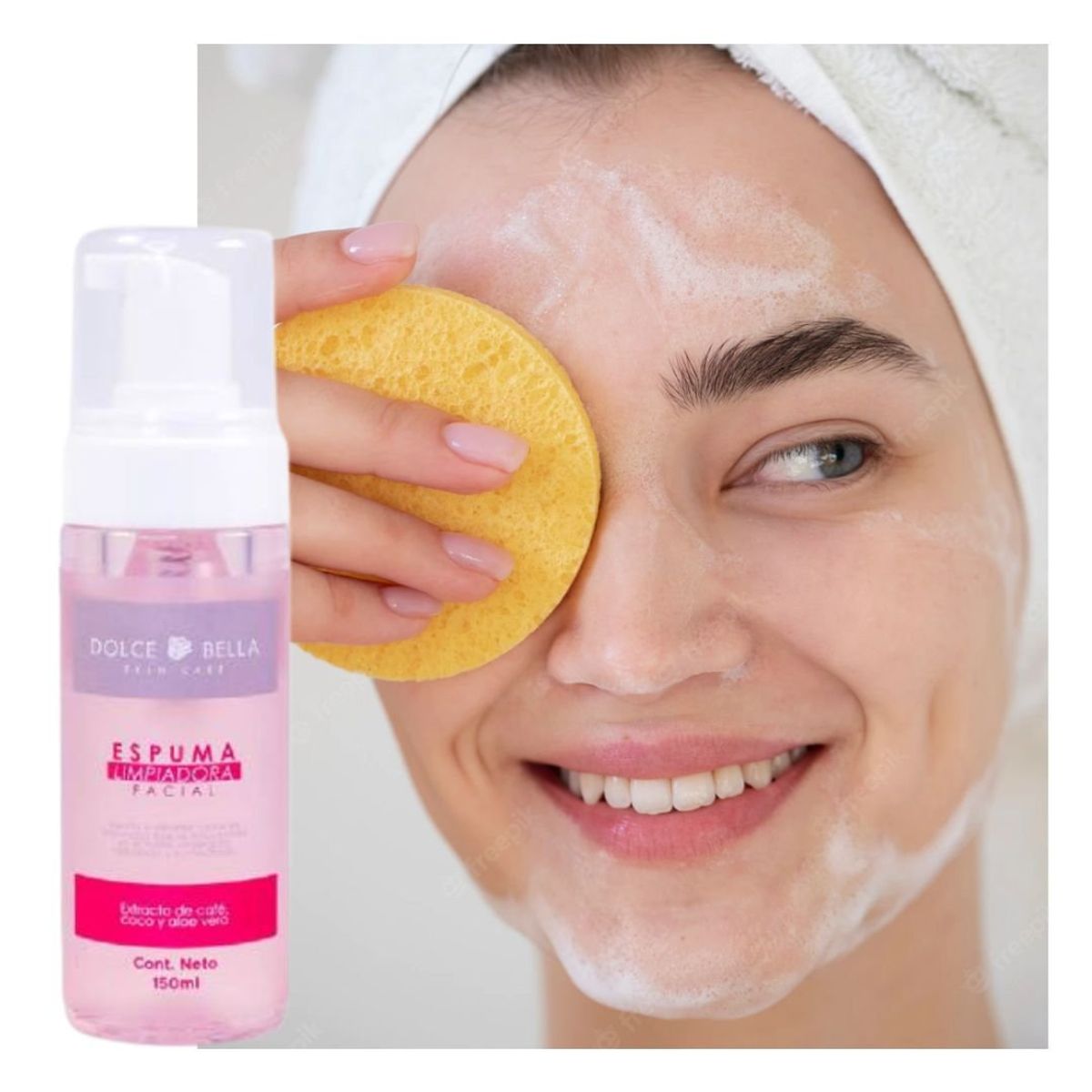 DOLCE BELLA - ESPUMA FACIAL LIMPIADORA DOLCE BELLA