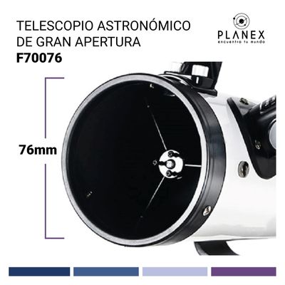 Imagen 2 del producto Telescopio Astronómico Newtoniano F70076 + Soporte