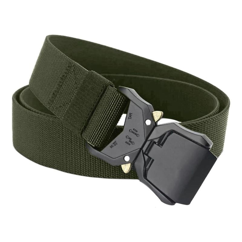 PENTAGON - Cinturon Tactico Militar Pentagon Outdoor Hebilla Airsoft - Verde