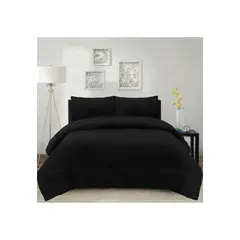 CHANTILLY - Cubrecama Corduroy Termico 1.5p - Negro