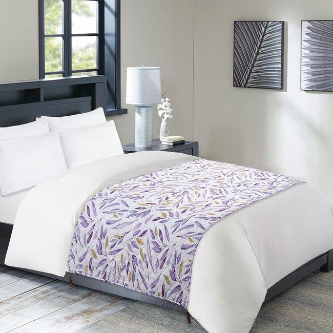 CHANTILLY - Piecera Microfibra Hojas De Invierno 100x200cm CHANTILLY